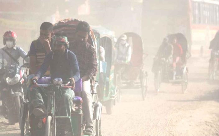 দূষিত বায়ুর শহরের তালিকায় নবম ঢাকা